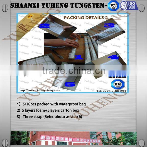 custom size tungsten cylinder rod