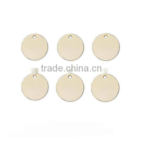 Blank Plain Flat Connector Charm, Bracelet Connector Charm, Dog Tags