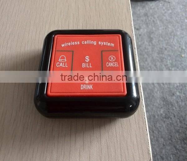 KOQI wireless watch wrist pager system K-300plus for hospital restaurant calling waiter service Wireless Calling launch button