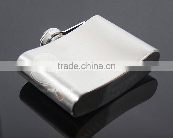 4oz Portable Flagon Kettle Oilcan Wine Pot 110ML Metal Travel Pocket Mini Liquor Stainless Steel Hip Flask