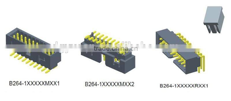 China supplier 2.0mm pitch two rows Molex straight box header