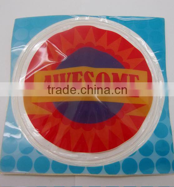 Hot plastic flashing novelty badge