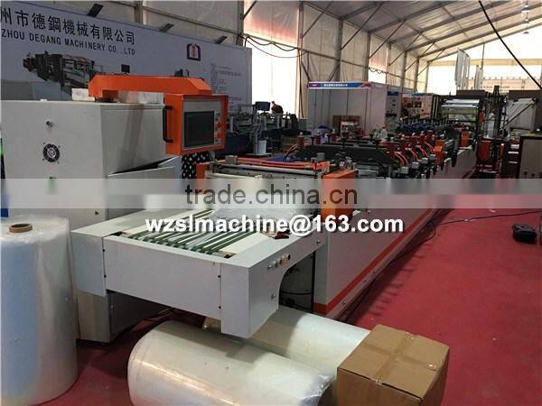 Three Side Sealing Zipper Standing Bag-making Machine