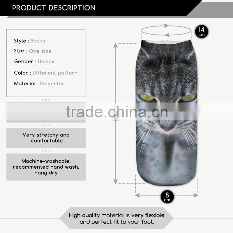 factory high quality digital full print new design custom socks wholesale