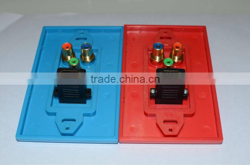 F connector electrical socket waterproof socket rca wall plates