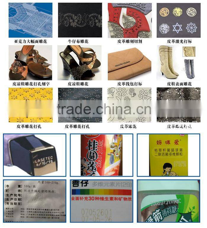 Co2 laser printing machine/Plastic bottle date printing machine