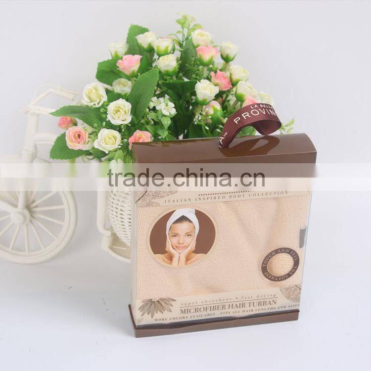 wholesale absorbent hair towel bath head cap cheap stripe hair towel