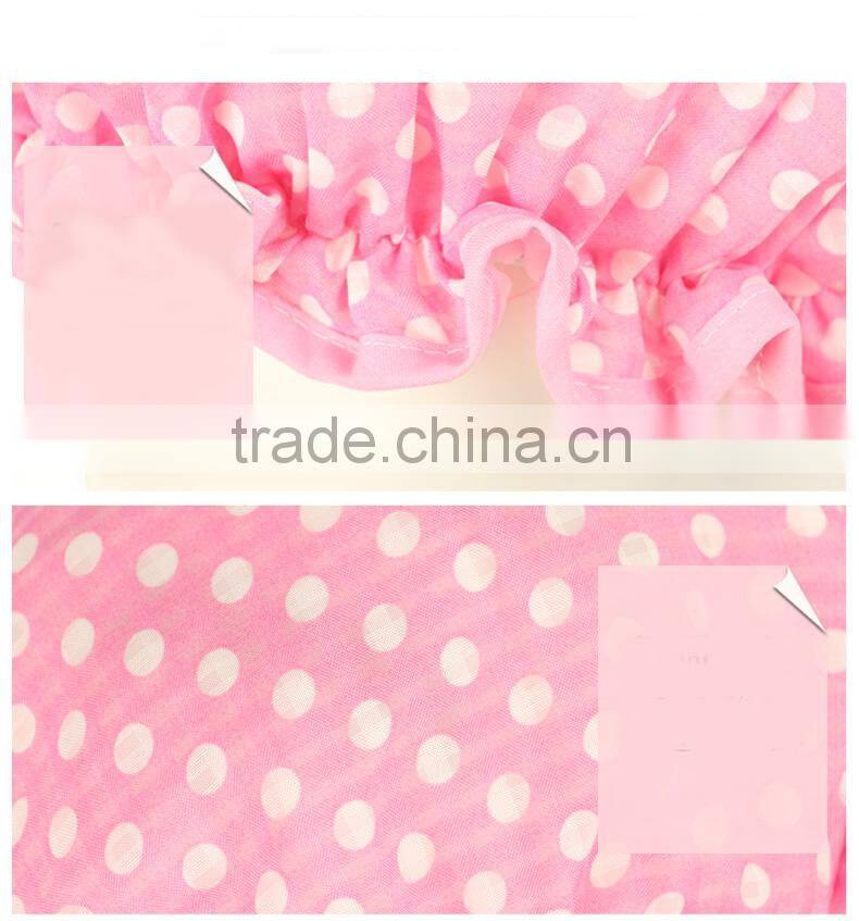 china alibaba custom women shower cap with white dot