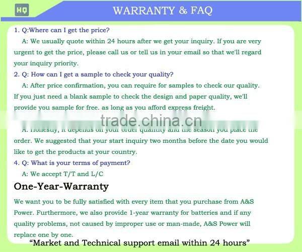 3S8P rechargeble 26650 12v 40ah lithium ion battery pack