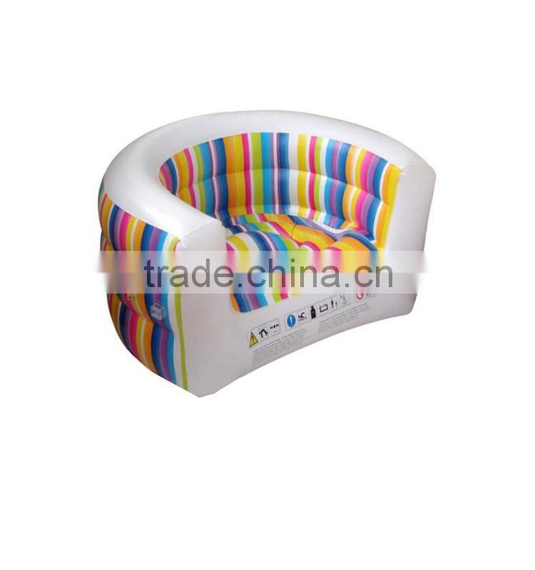 2016 hot sale Colorful flocked inflatable adult sofa for sale inflatable sofa adult