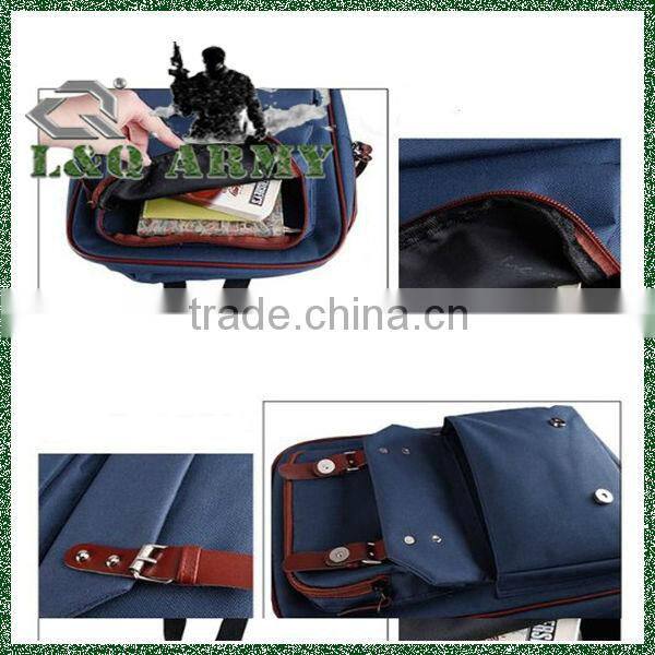 LQ vintage mens nylon backpack