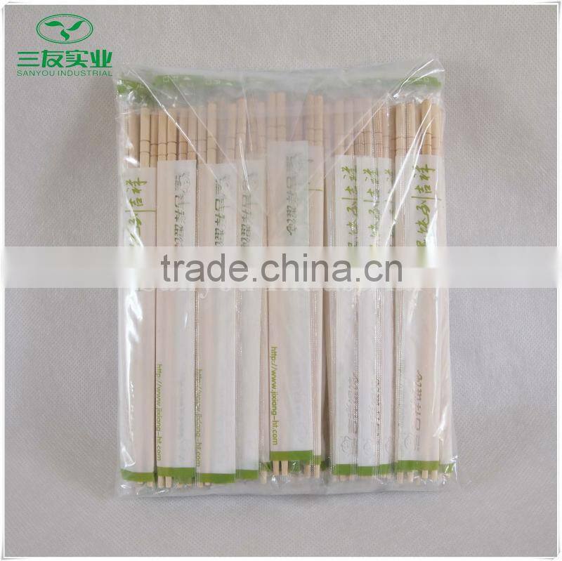 OPP Sealed Packging Disposable Round Bamboo Chopstick