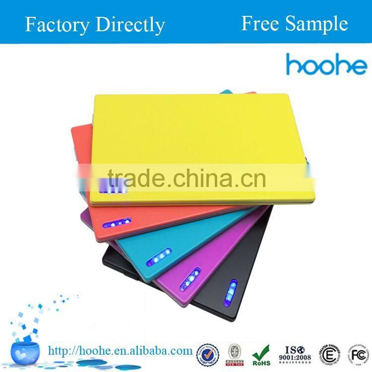 super slim power bank,power bank for iphone 6, promotion smart power bank