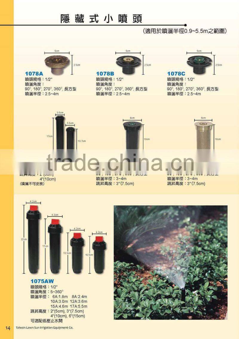 jet spray farm flat nozzle