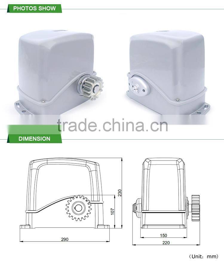 Ahouse sliding gate motor (CE and IP57)