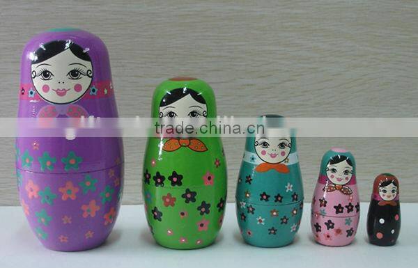wooden russian doll , wooden nesting doll