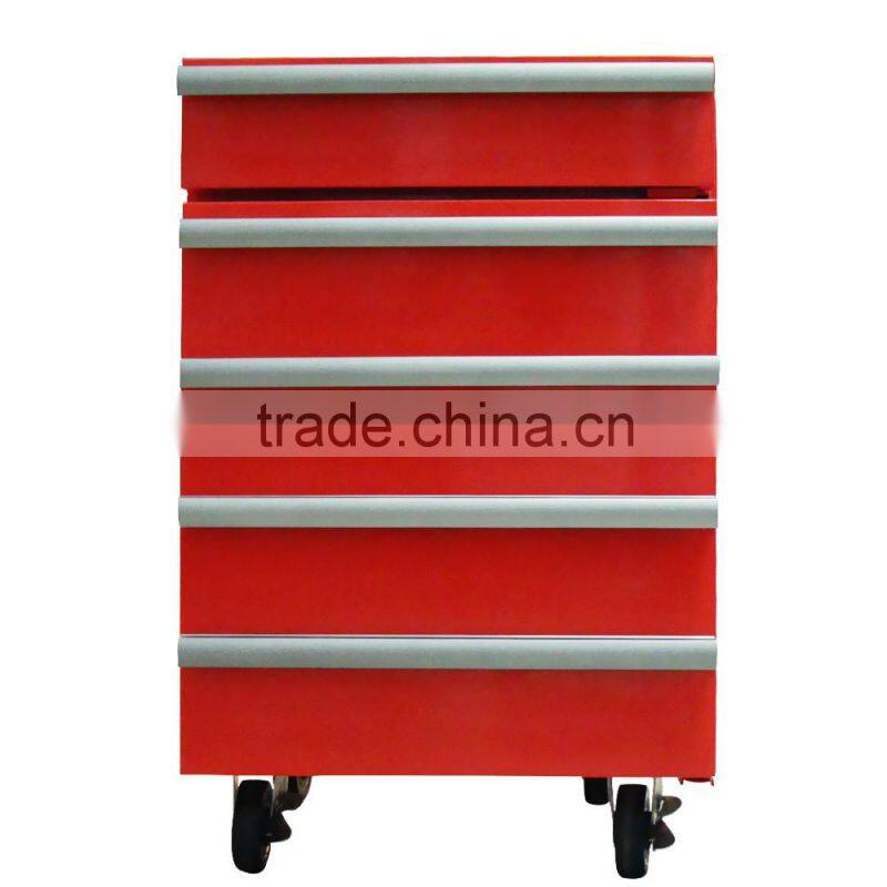 JGA Retro Style 1 Drawer 50L Mini Toolbox Refrigerator , Safe Fridge With 4 Wheels Visual Refrigerator