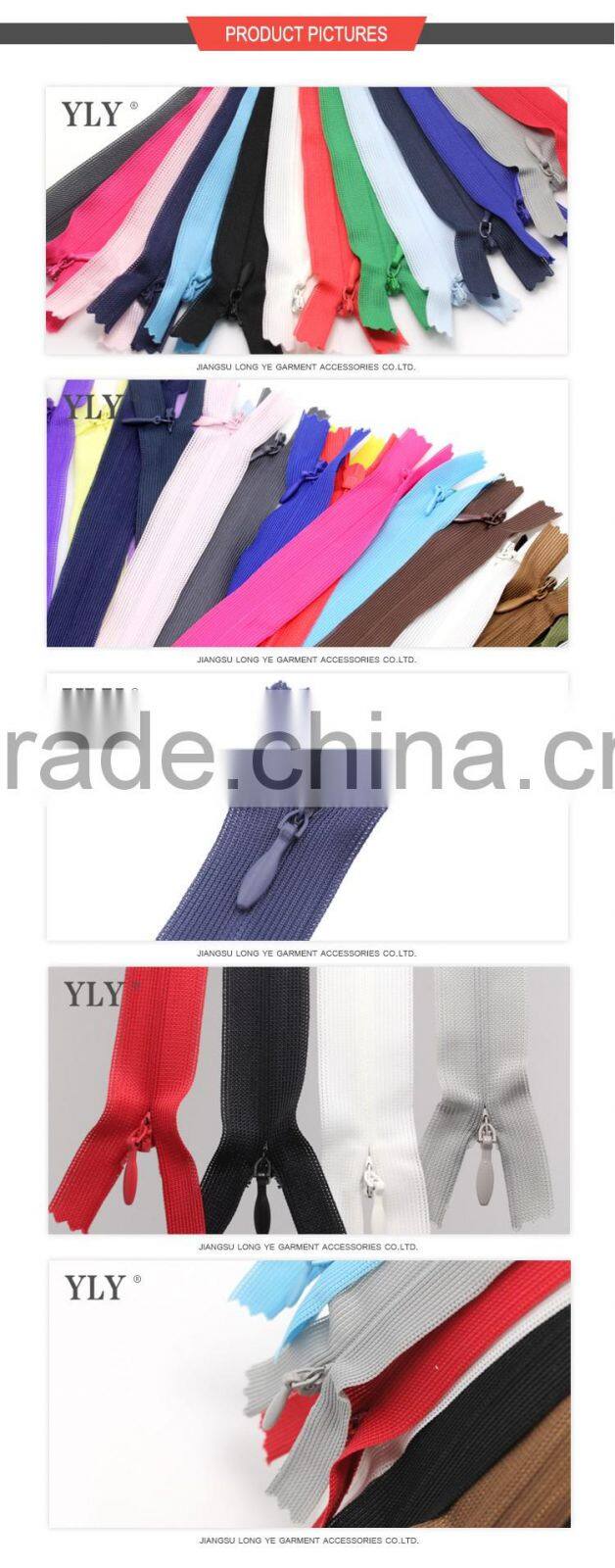 Small Nylon Invisible Zipper For Skirt