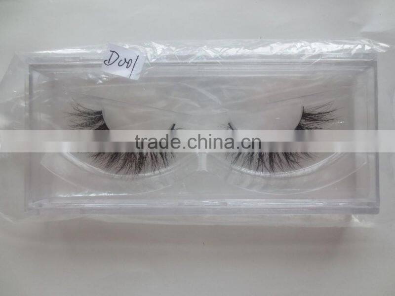 Top quality thick 3D615 false mink eyelash extension makeup nature long fake eyelashes