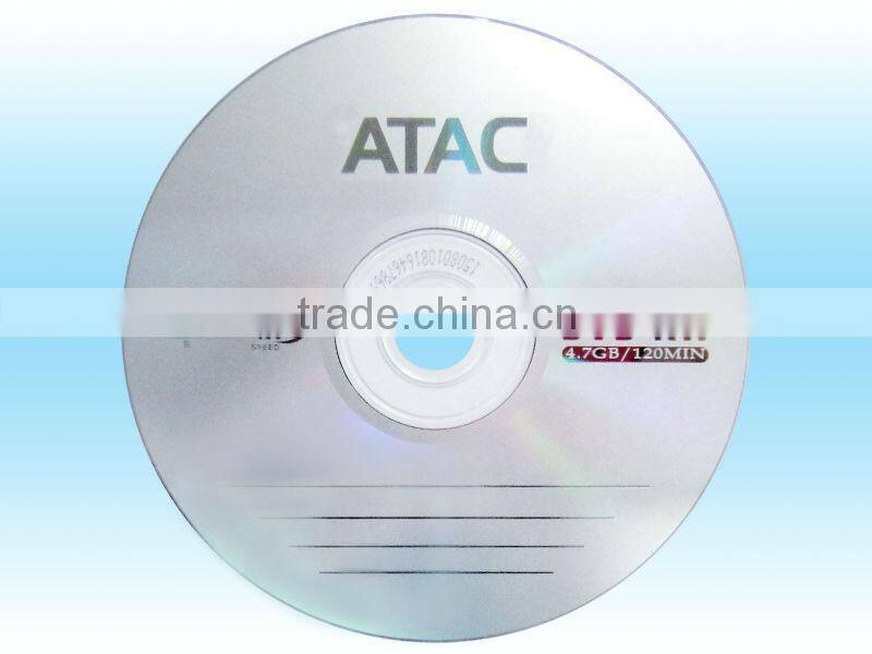 4.7GB/120MIN with professional disc design 4X DVDRW