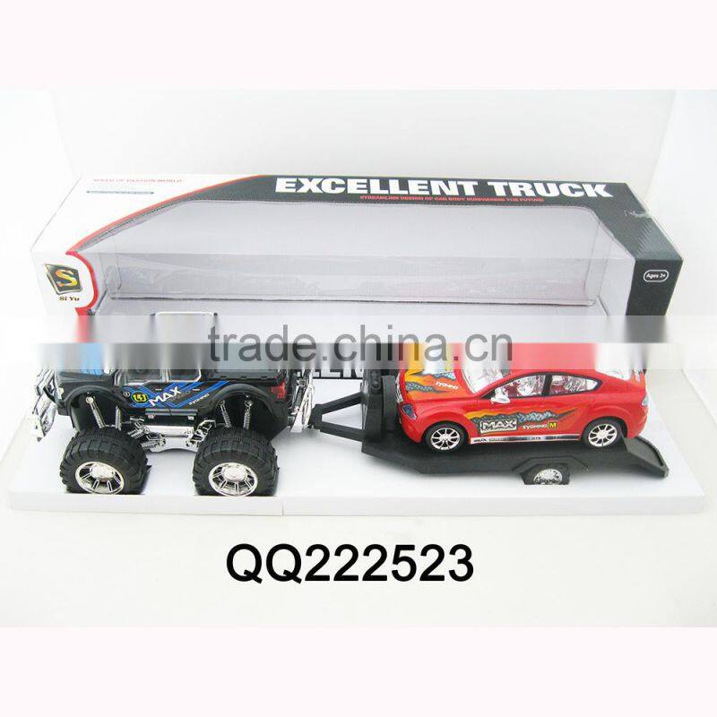 Kids plastic friction crosssing-country racing car with 1pcs friction car,friction car for kids