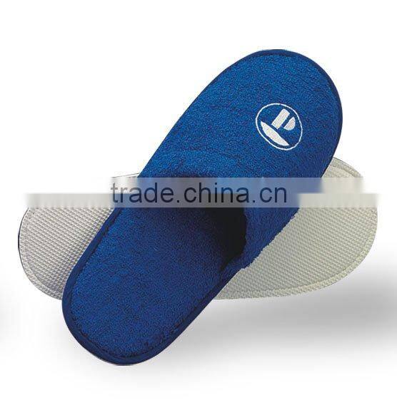 Terry cloth slippers, currency slippers