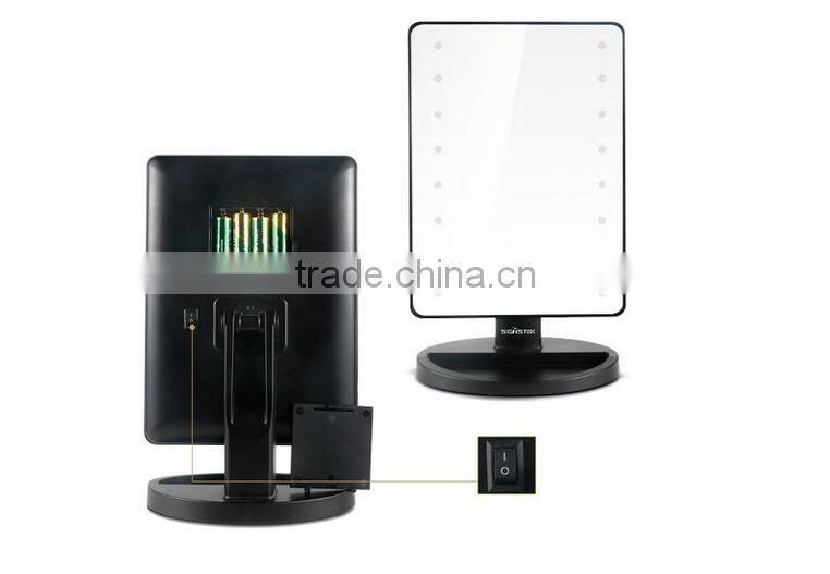 new model Led light make up mirror/Led table mirror with touch control switch