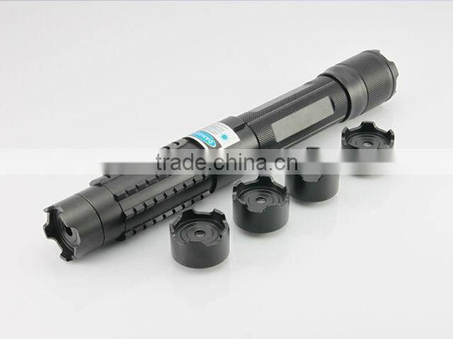 blue laser pointer 1000mw with 5 pattern heads,battery,charger,glasse