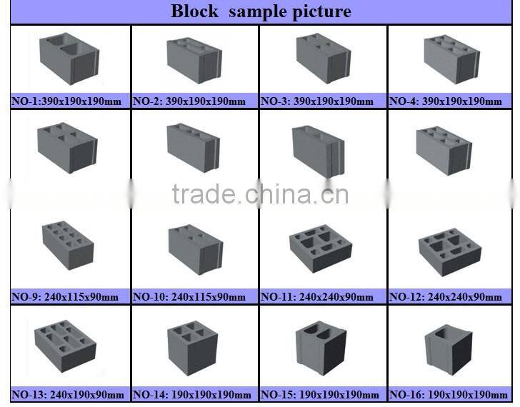 European export standard quality small handmade block machine plant LS4-25