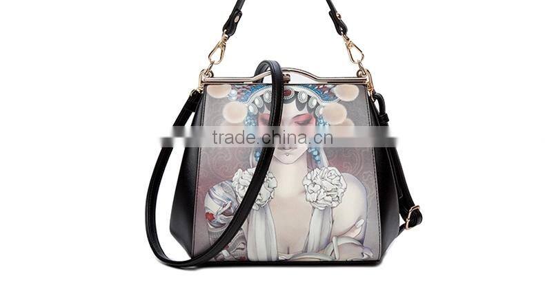 2015 New design wholesale fashion PU ladies bag, woman leather tote bag