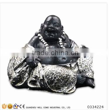 Silver Paint Female Buddha Statue Figure Of Buddha Of Crossing