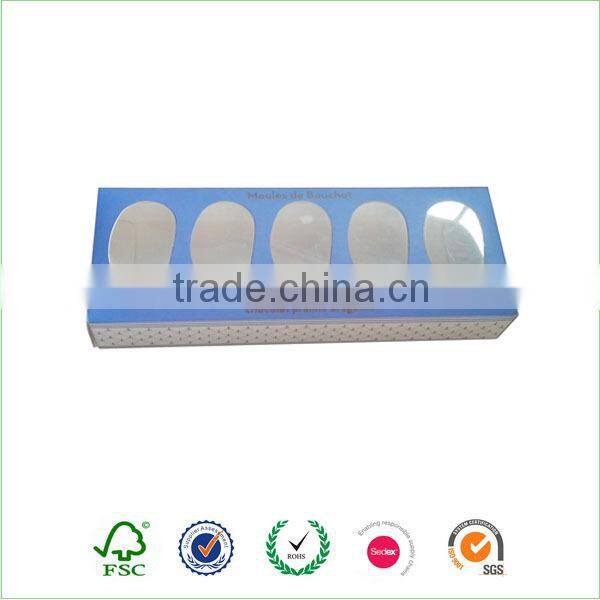 transparent plastic virgin hair extension packaging box