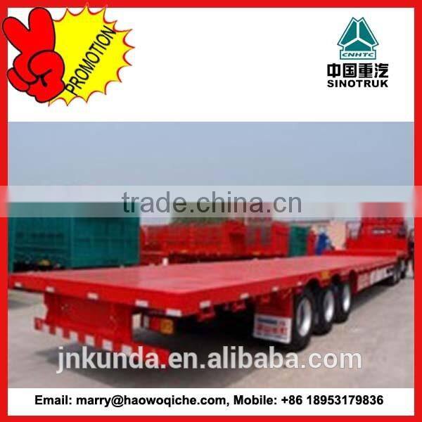 3 Axles Low Bed semi Trailer