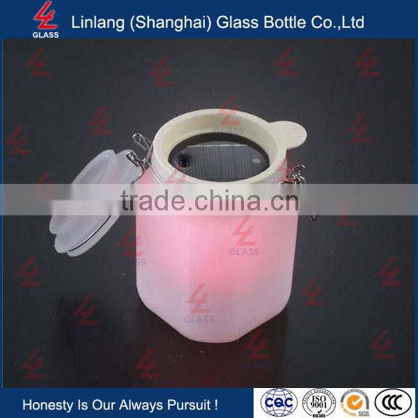 Good Reputation Top Grade Glass Solar Jar