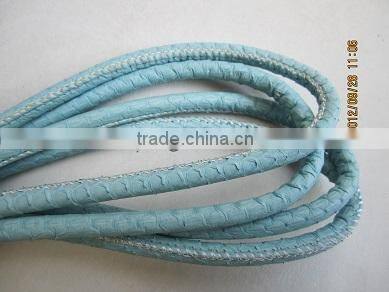 3mm,4mm,5mm,6mm,7mm genuine snakeskin leather cord string for jewelry