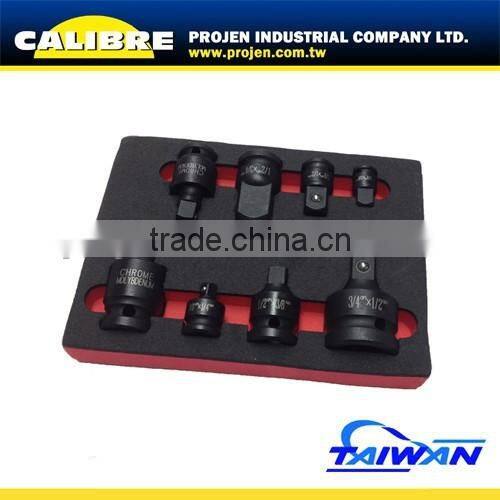 CALIBRE 8pc CR/MO 3/8" - 1/2" Impact Adapter Set