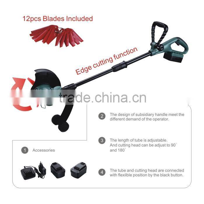 18v lithium cordless grass trimmer
