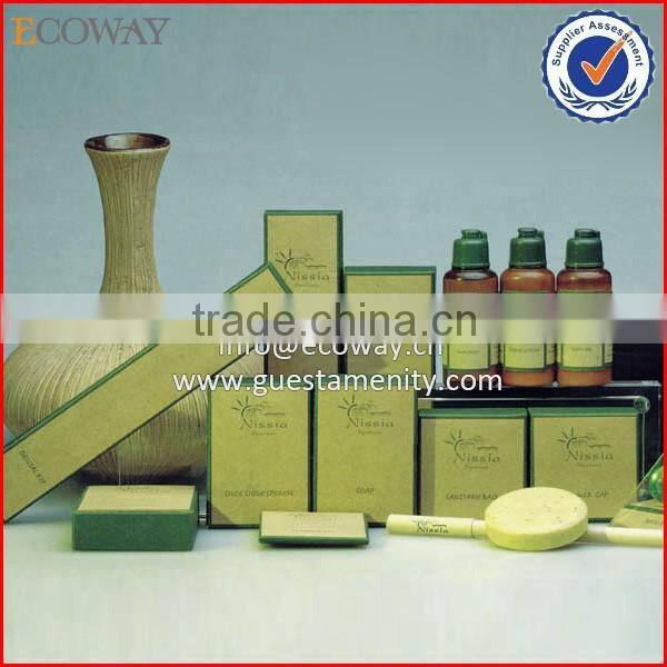 luxury five star hotel amenities high quality kraft cardboard box