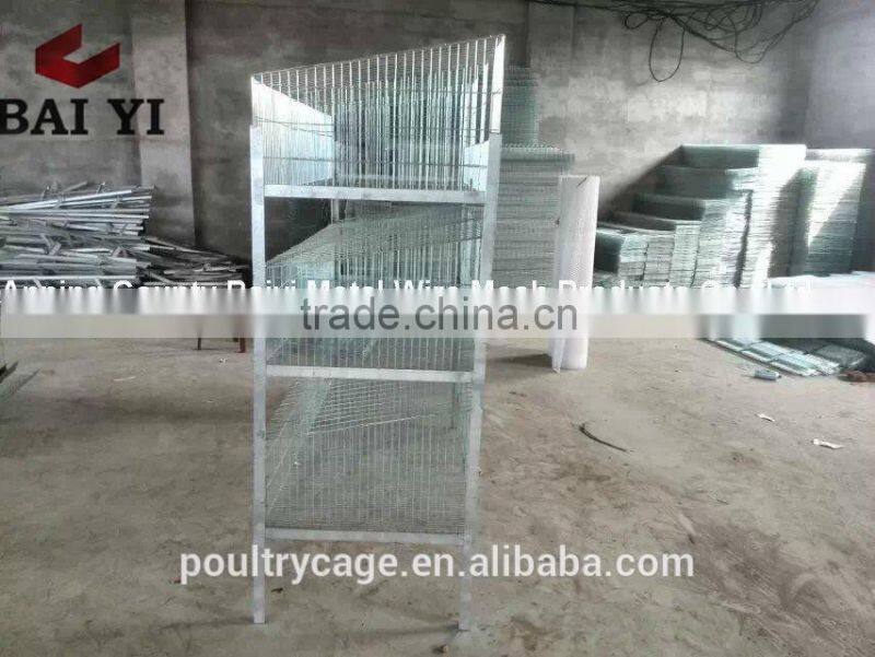 BAIYI Cheap Low Carbon Steel Wire Cage for Rabbit