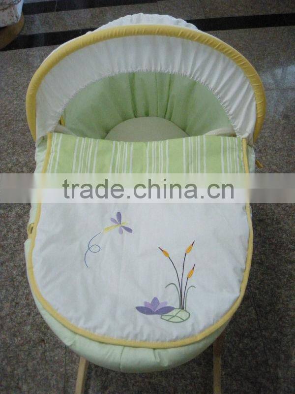 green baby bedding set 100%cotton