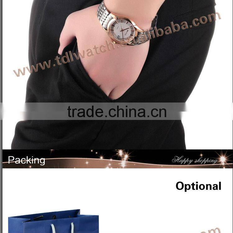 2013 New Sapphire Glass All Stainless Steel Couple's Branded Watch