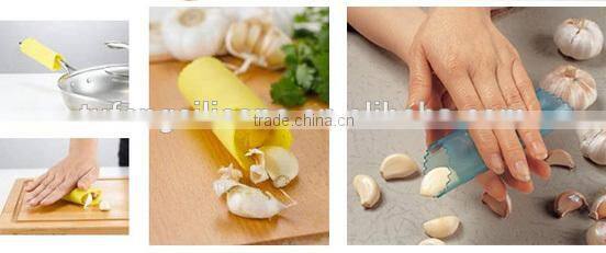 Promotional New Creative Useful Customized Kitchen Garlic Press And Peeler