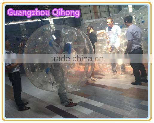 Best quality PVC/TPU inflatable bumper bubble ball, inflatable zorb soccer ball, inflatable toys