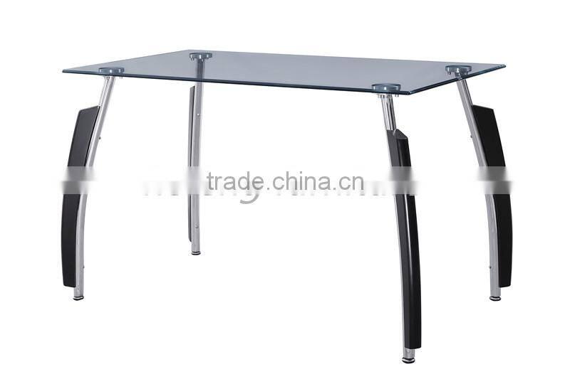 1+4 wooden&glass material dining table set