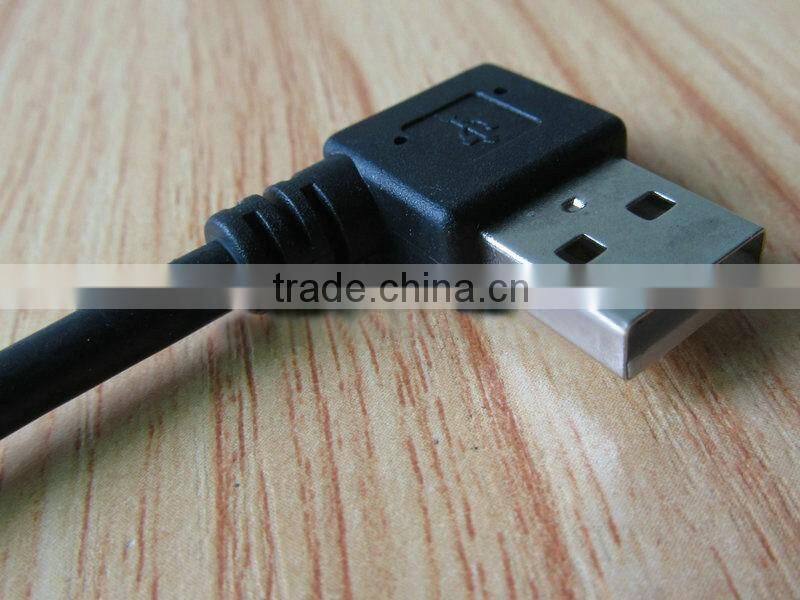 Right Angle Micro USB Host OTG Adapter Cable for Samsung Galaxy Tab 4 3 10.1 8.0