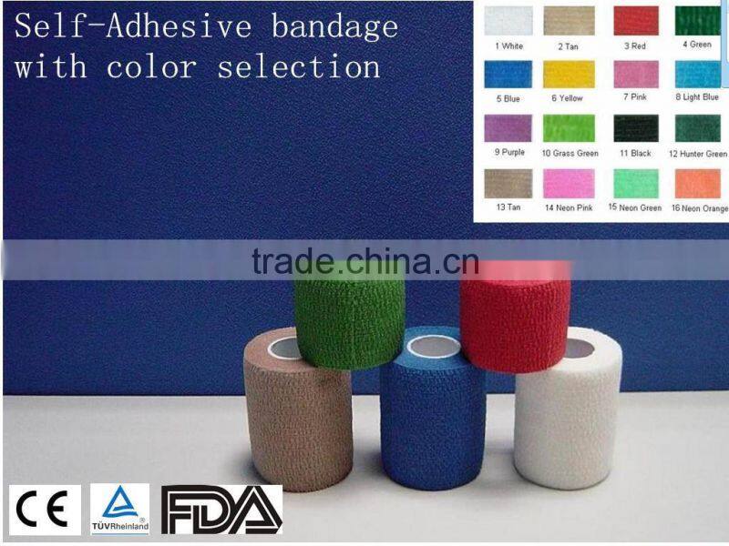 Colorful self-adhesive Bandage manufacturer