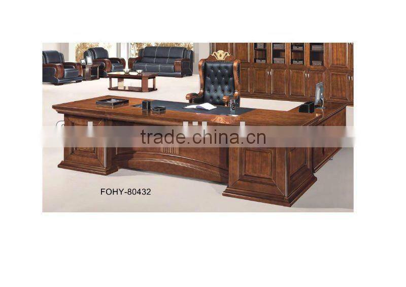 Wood Venner Executive Office Desk,Office Furniture(FOHK-2038)