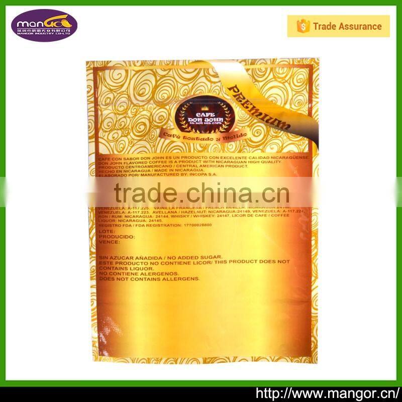 Custom made promotional cheap small slide zip lock plastic pouch bag