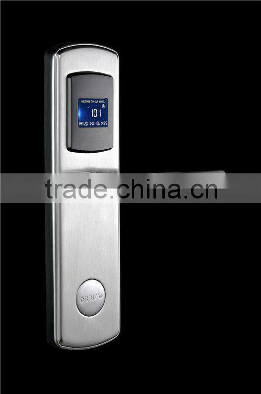 New LCD panel rfid cylinder lock for hotel rooms