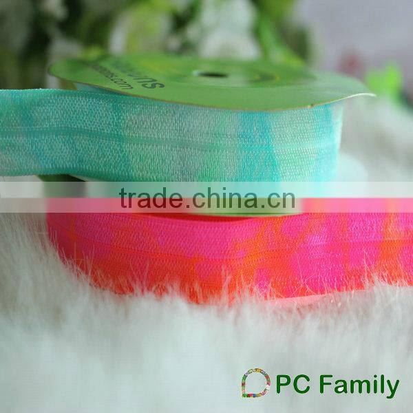 Tie Dye Elastic Ribbon